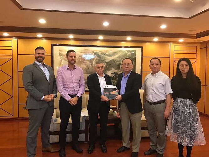 BCS 2021 Meeting with the Guangdong Provincial Department of Commerce Deputy Director Chen Yuehua